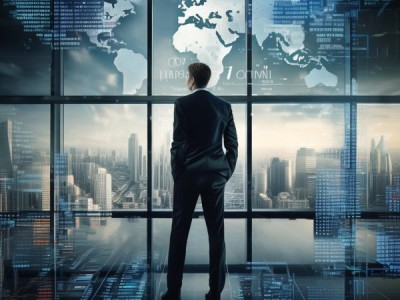 商务人物的动态，全球化视角下的商业力量与挑战