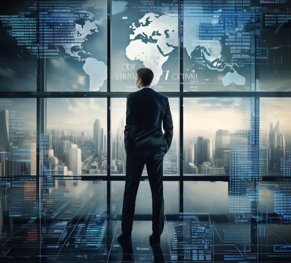 商务人物的动态，全球化视角下的商业力量与挑战